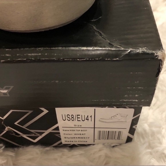 Xray Footwear Dahill Men's High Top Boots Wheat Color Size 9 New in Box - Picture 14 of 16